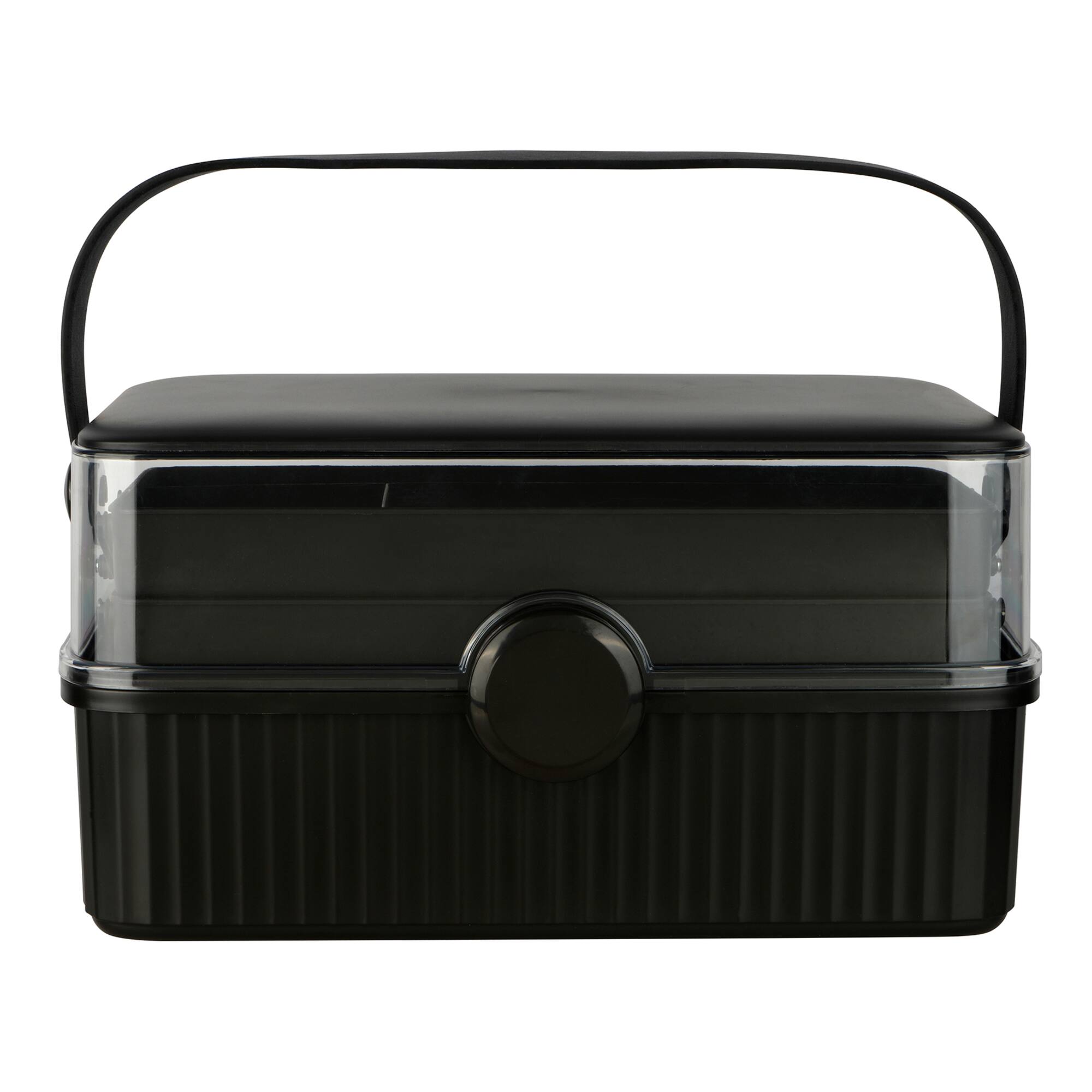 8 Pack: Medium Black Storage Box by Artist's Loft™